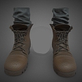 Boots Long Boots Horse Boots Leather Shoes Men's Shoes 3d model