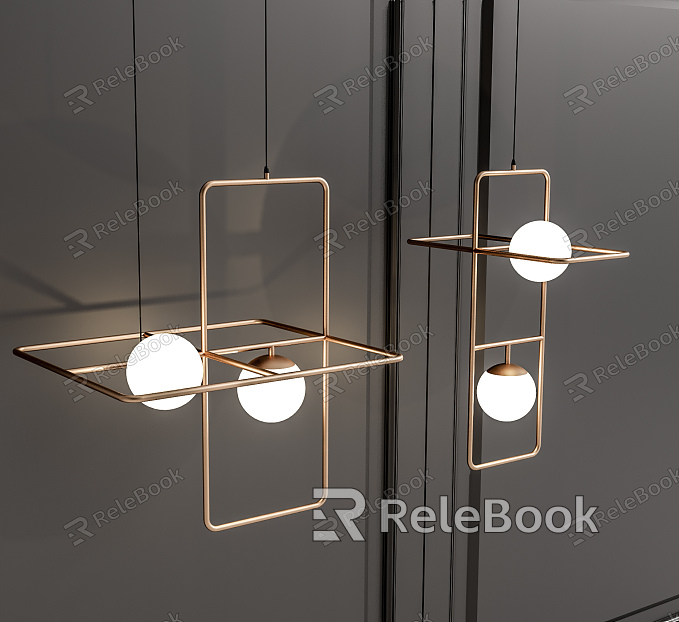 Light Luxury Chandelier Metal Chandelier Combination model