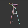 Commercial Telescope Equipment With Silver Sturdy Adjustable Tripod For Professional Use