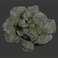 Natural Stacked Stone Rock Formation With Rough Surface And Gray Texture