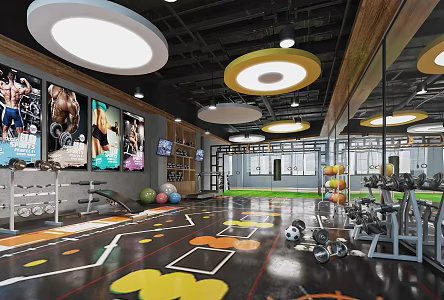 Gym 3d model