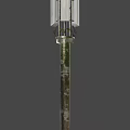 Modern Minimalist Floor Lamp With Metal Pole And Flat Panel Light Design