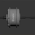 Industrial Silver Hub Motor Mechanical Component With Metal Bolts And Central Shaft