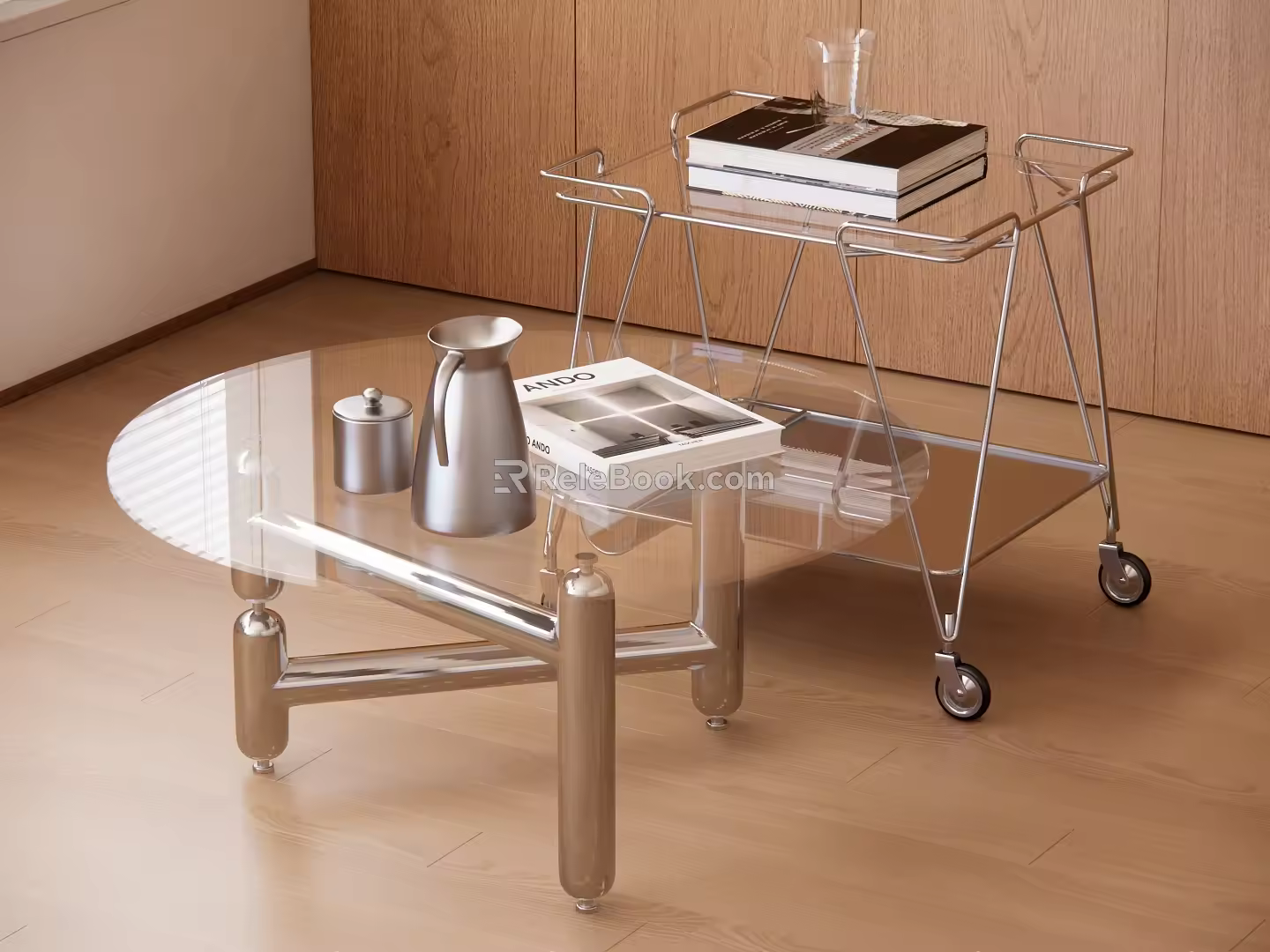 Modern tea table 3d model