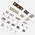 Various Modern Downlights And Spotlights With Different Shapes And Designs 3d model
