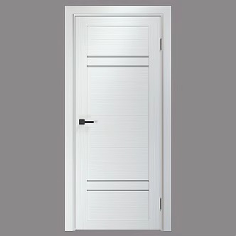 American Style Solid Wooden Door Paint Room Door Bedroom Door French Interior Door Toilet Door Wooden Door Swing Door 3d model