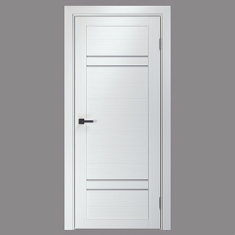 American Style Solid Wooden Door Paint Room Door Bedroom Door French Interior Door Toilet Door Wooden Door Swing Door 3d model