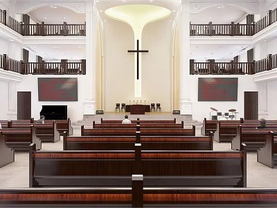 Church of Jane Europe 3d model