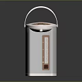 Modern Electric Water Boiler With White And Silver Design Handle Digital Display Water Level Indicator