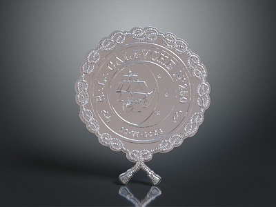 Modern Medal Bodybuilding Medal Bodybuilding Medal Athlete Medal 3d model