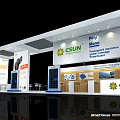 CSUN Exhibition Booth Display With Poly Mono Perovskite Solar Modules