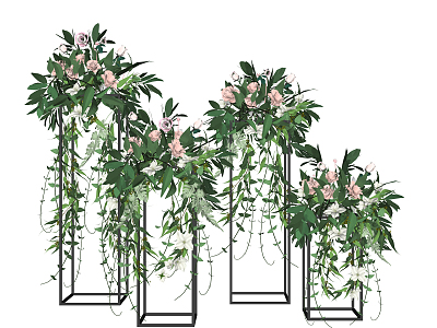 Modern Flower Rack model