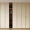 Middle style wardrobe 3d model