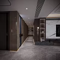 Modern Living and Dining Room Interior With Large Windows City View Chandelier And Sofa