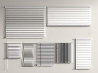 Modern venetian blinds 3d model