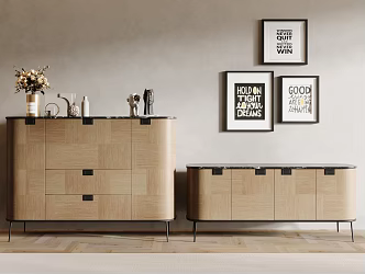 Modern Decorative Cabinet TV Cabinet Entrance Cabinet 3d model
