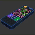 Computer Remote Control with Digital Keypad 1-12 and Colorful Red Blue Green Buttons