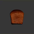 Freshly Baked Red Bread Loaf With Artisanal Texture And Smooth Surface
