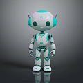 Robot Assistant Small Robot Butler Robot Butler Figure Game Figure 3d model
