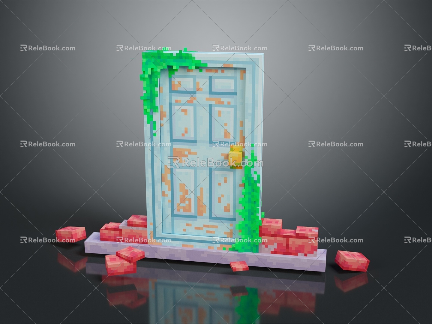 Door Wooden Door Bedroom Door Home Door Furniture Furniture Realistic 3d model