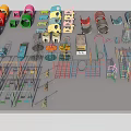 Colorful Outdoor Playground Equipment With Slides Swings Climbing Frames And Play Structures