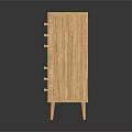 Wooden Console Side Cabinet With Drawers Carved Patterns And Slim Support Legs