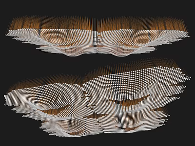 Modern Crystal Chandelier With Hollow Out Net Structure And Elegant Lighting 3d model