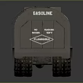U.S. Army Air Forces Military Tanker Truck For Fuel Transport With Classic Design