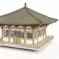 New Chinese Style Ancient Building Ancient Building Homestay Building 3d model