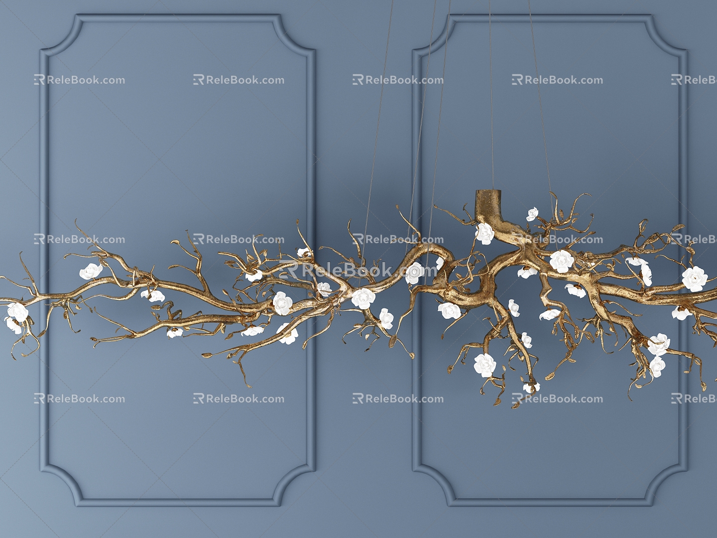 Post-modern decorative wall 3d model