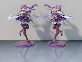 Doll ornaments 3d model
