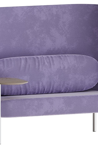 Ara small purple double sofa 18 3d model