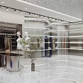 Modern Clothing Store 3d model