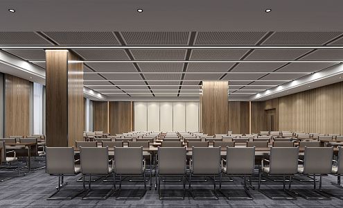 Modern Conference Room 3d model