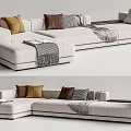 Modern Multiplayer Sofa 3d model