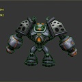 Modern Mech Warrior Mech Soldier Machine Battleguard Mechanical Battleguard 3d model