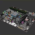 Computer Motherboard Computer Motherboard High-end Motherboard High-end Motherboard Gaming Motherboard Asus Motherboard 3d model