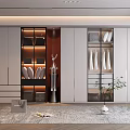 Modern Wardrobe Design With Glass Doors Built In Lighting And Storage Compartments