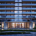 Modern high-end residential district model 3d model