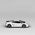 Tech Exhibition Hall Featuring Modern Luxury White Sports Car Display with Innovative Design
