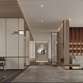 Modern Fitness Gym Interior With Exercise Bikes Treadmills And Storage Cabinets In Bright Space