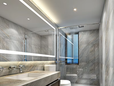 Hotel Toilet Modern Toilet 3d model