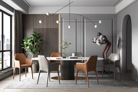 Modern Restaurant 3d model
