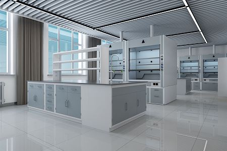 Modern Laboratory 3d model