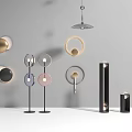 Modern lamp combination 3d model