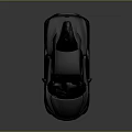 Black Sports Car With Sleek Body Modern Design And Alloy Wheels
