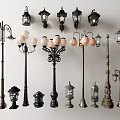 Diverse Stylish Lighting Combinations With Vintage Lamp Posts Chandeliers And Wall Lamps