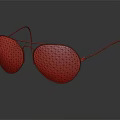 Luxury Jewelry Designed Sunglasses With Gold Frame And Brown Lenses