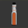 SMOK Orange And Silver Vaping Device With Atomizer And Battery Mod 3d model