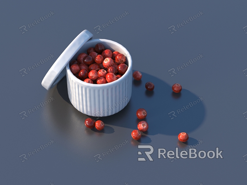 Lotus seed fruit gourmet model